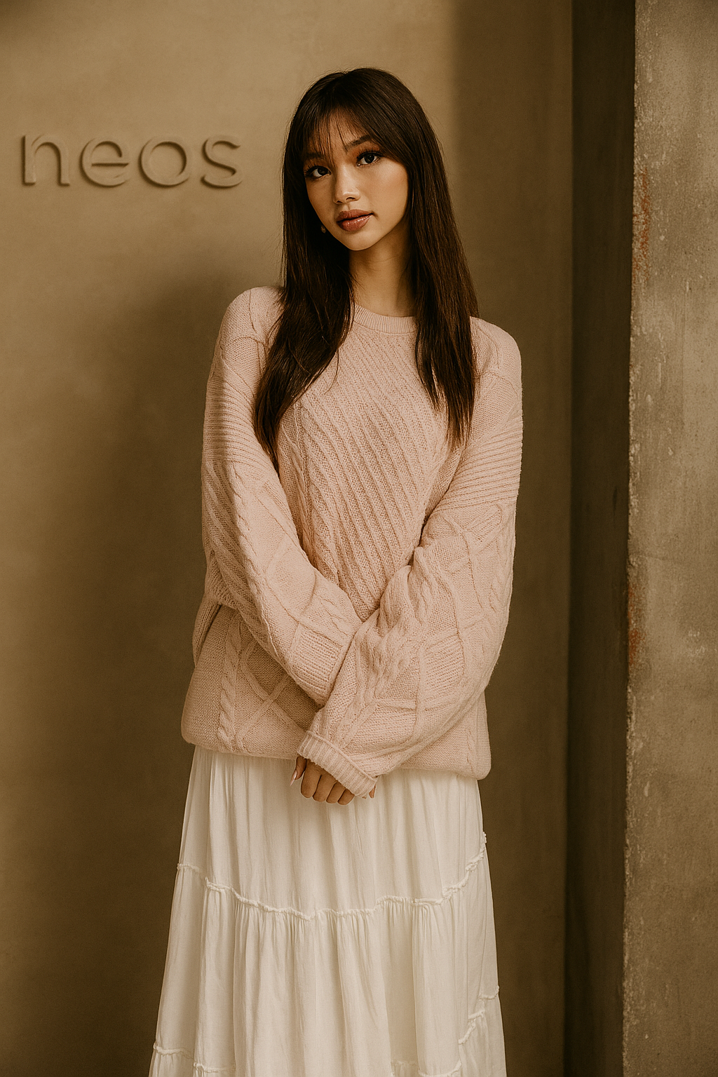 a girl wearing coquette clothes