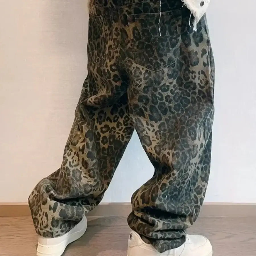 Baggy Leopard Jeans