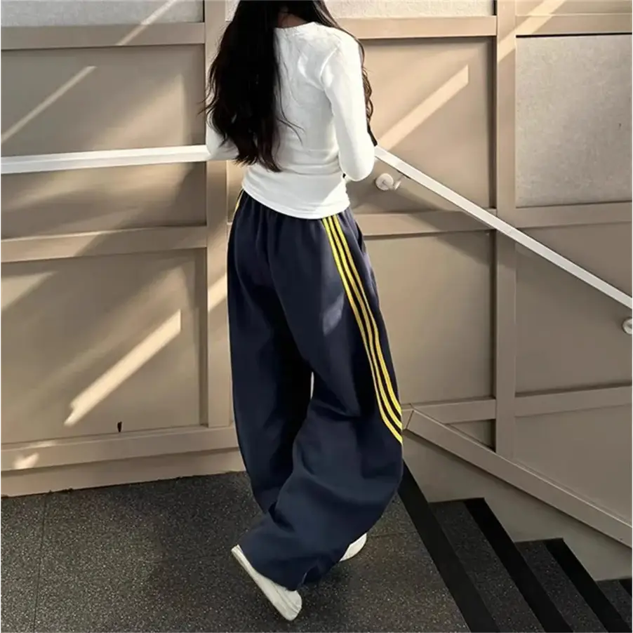 Baggy Striped Sweatpants