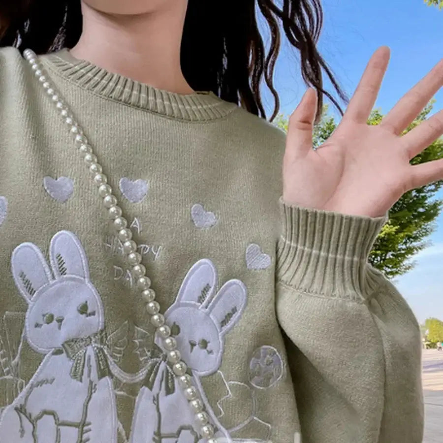 Best Wishes Rabbit Sweater