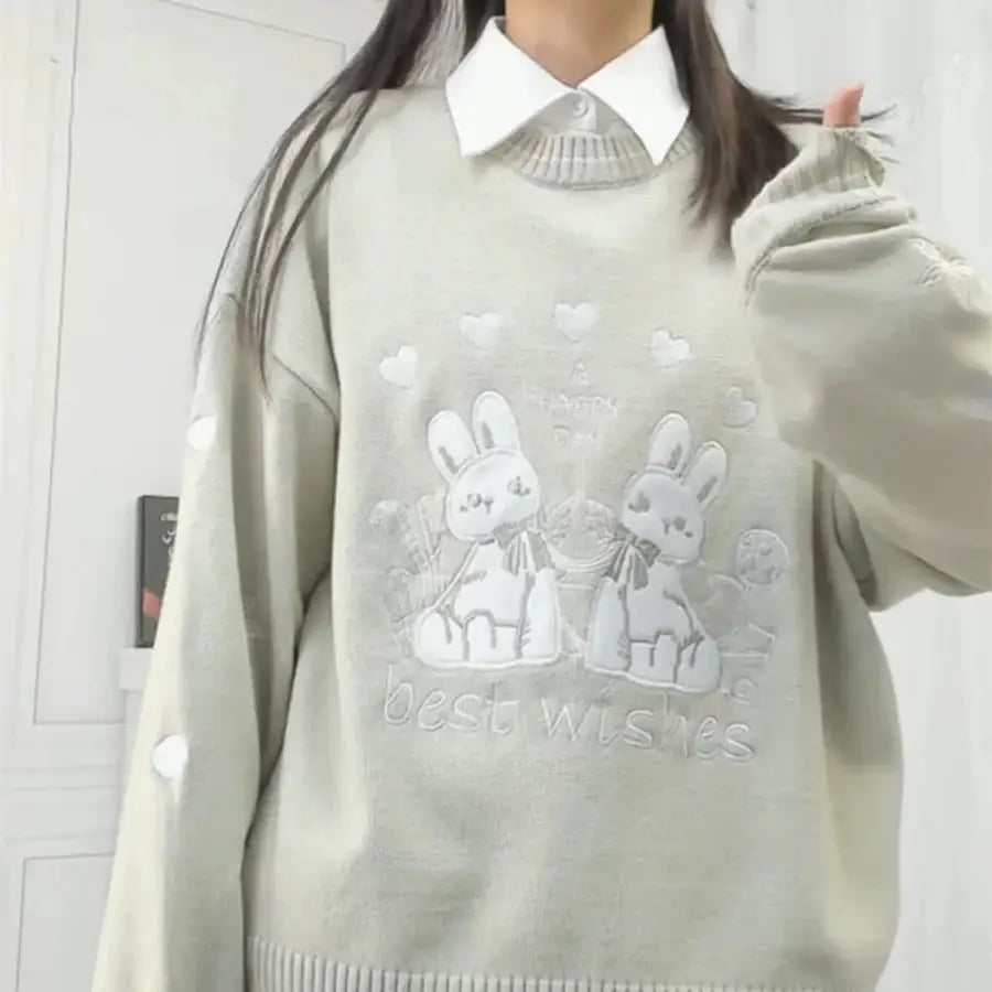 Best Wishes Rabbit Sweater