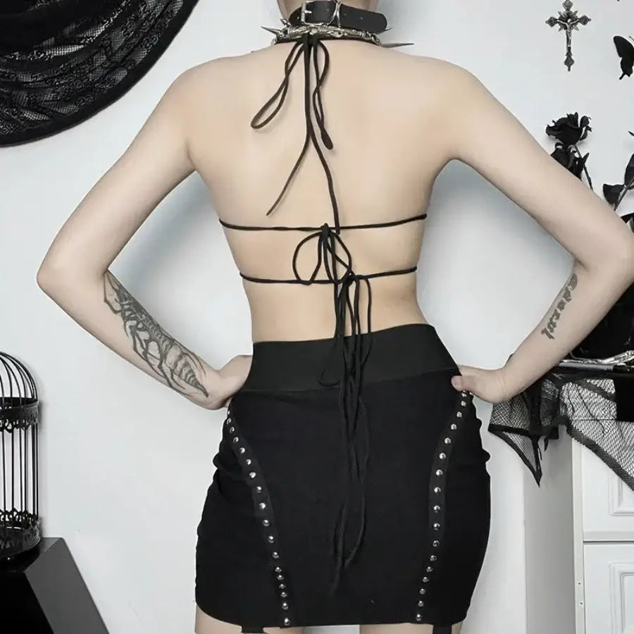 Black Butterfly Top - One Size