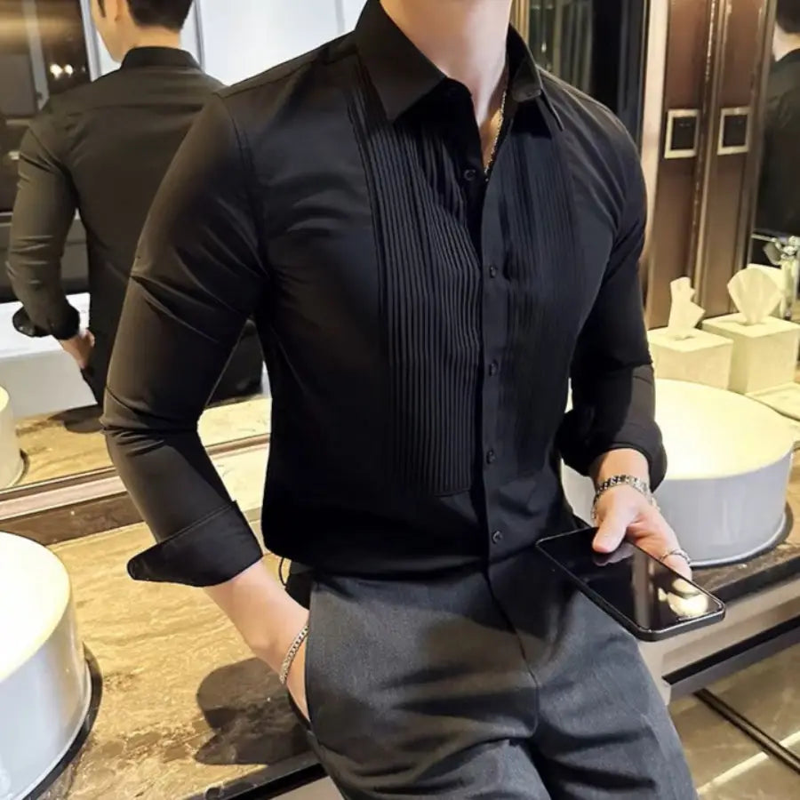 Black Tuxedo Shirt