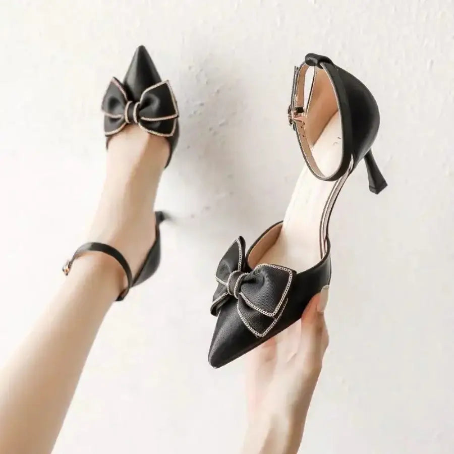 Bow Low Heel