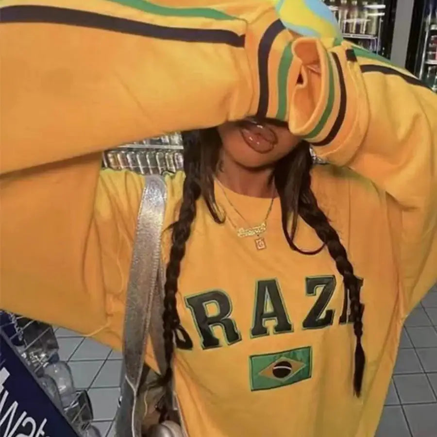 Brazil Sweater - Yellow / S