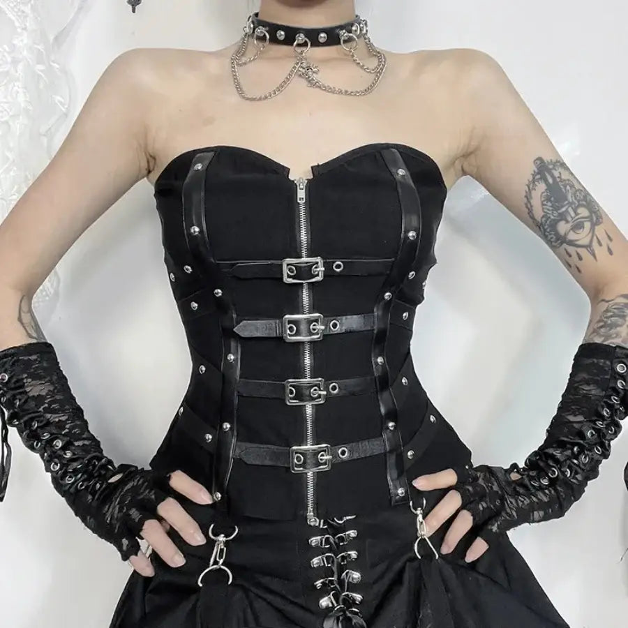 Buckle Corset Top