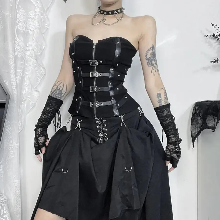 Buckle Corset Top