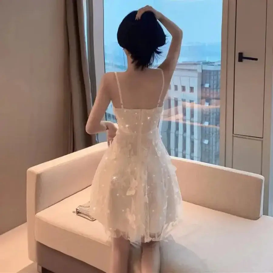 Butterfly Mesh Dress