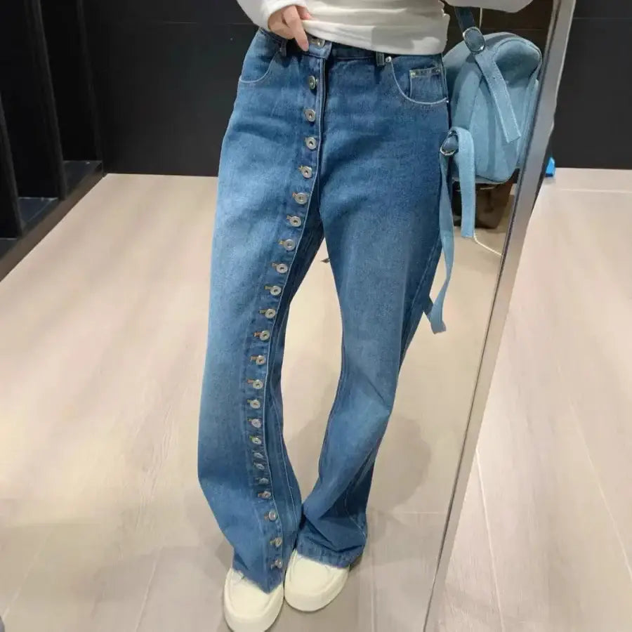 Button Fly Jeans