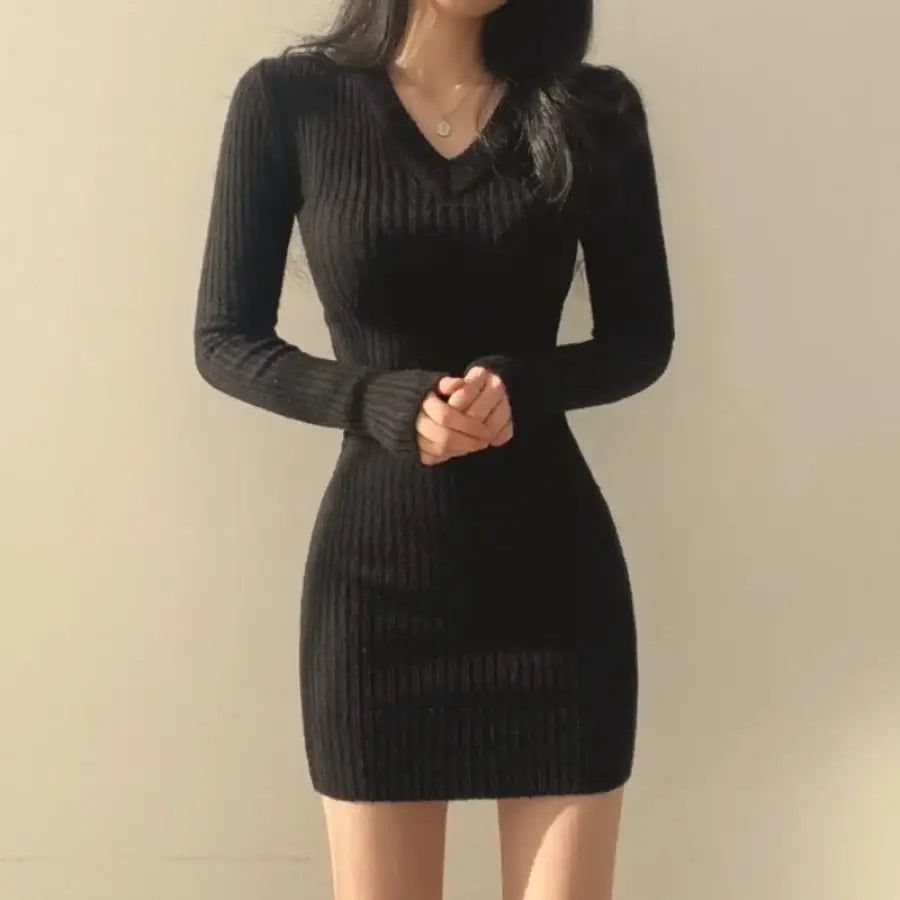 Cable Knit Mini Dress