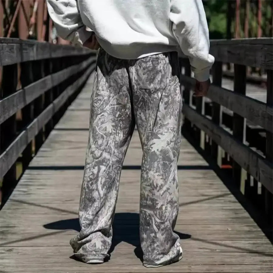 Camo Baggy Sweatpants