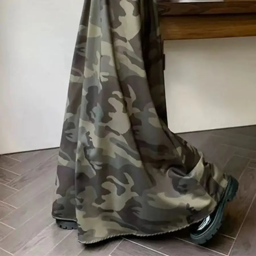 Camo Long Skirt