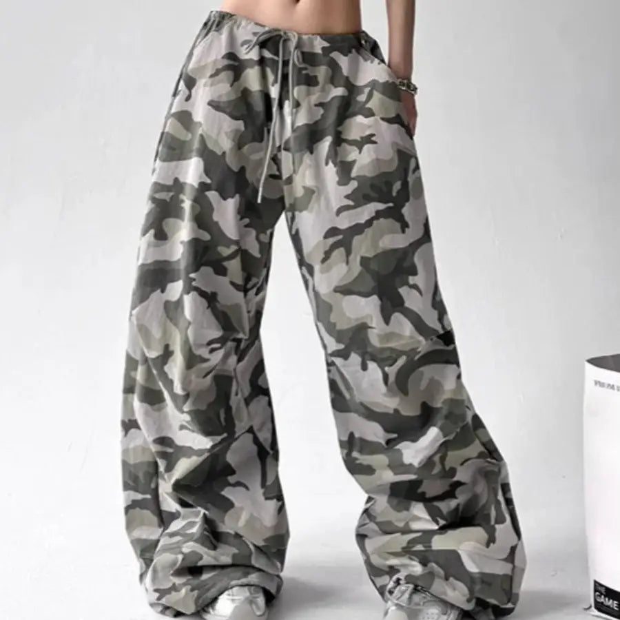 Camo Wide Leg Pants