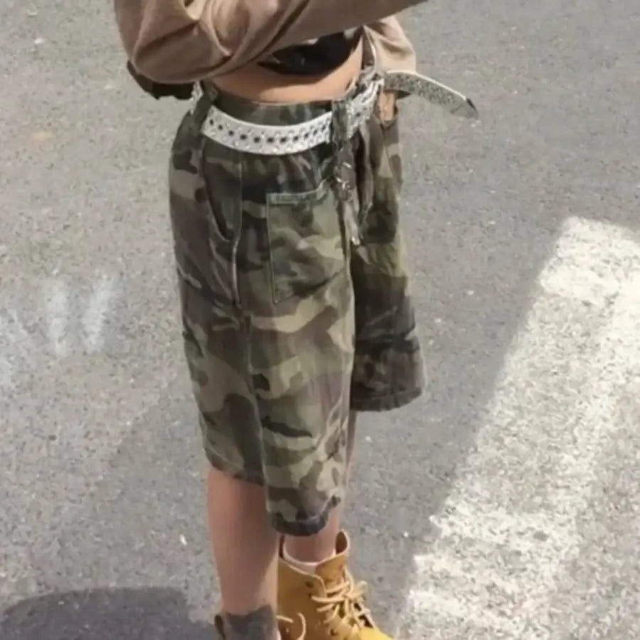 Camouflage Cargo Shorts