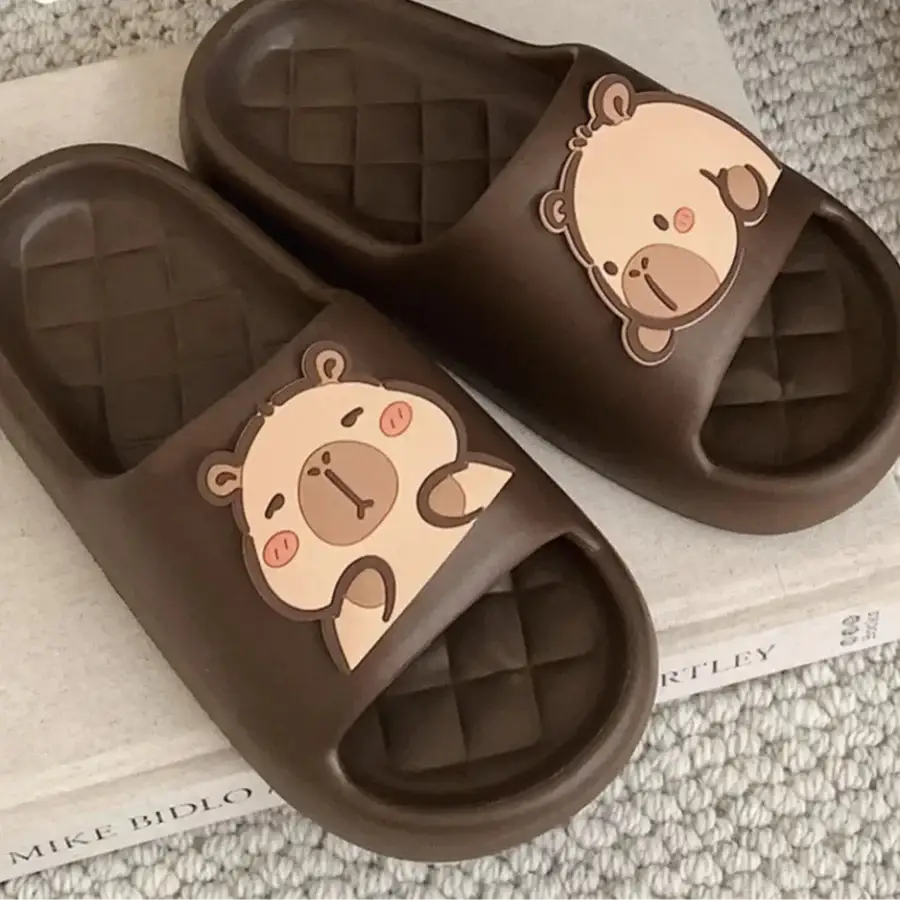 Capybara Sandals - Brown / 5