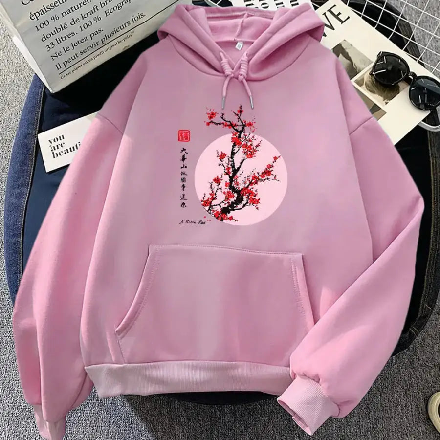 Cherry Blossom Hoodie - Pink / XS