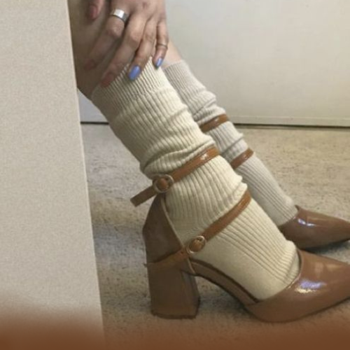 brown high heels cottagecore shoes