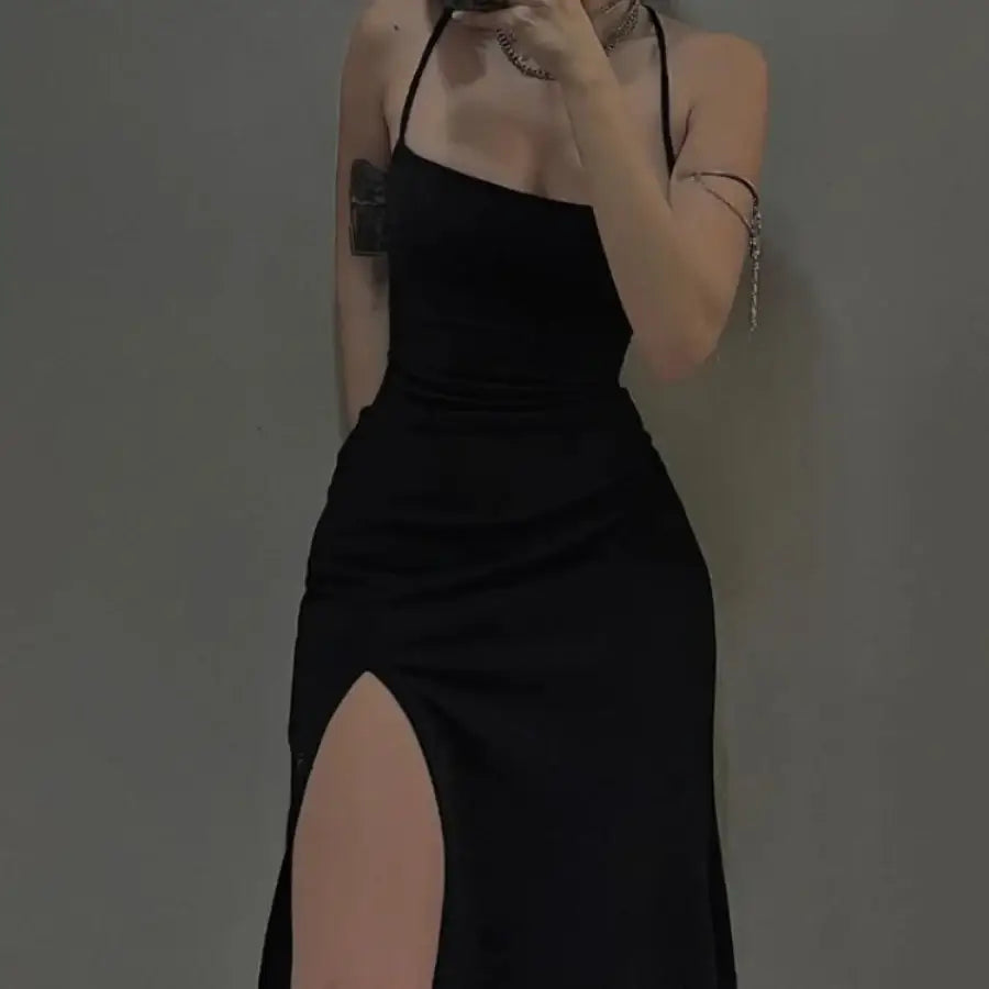 Criss Cross Back Bodycon Dress