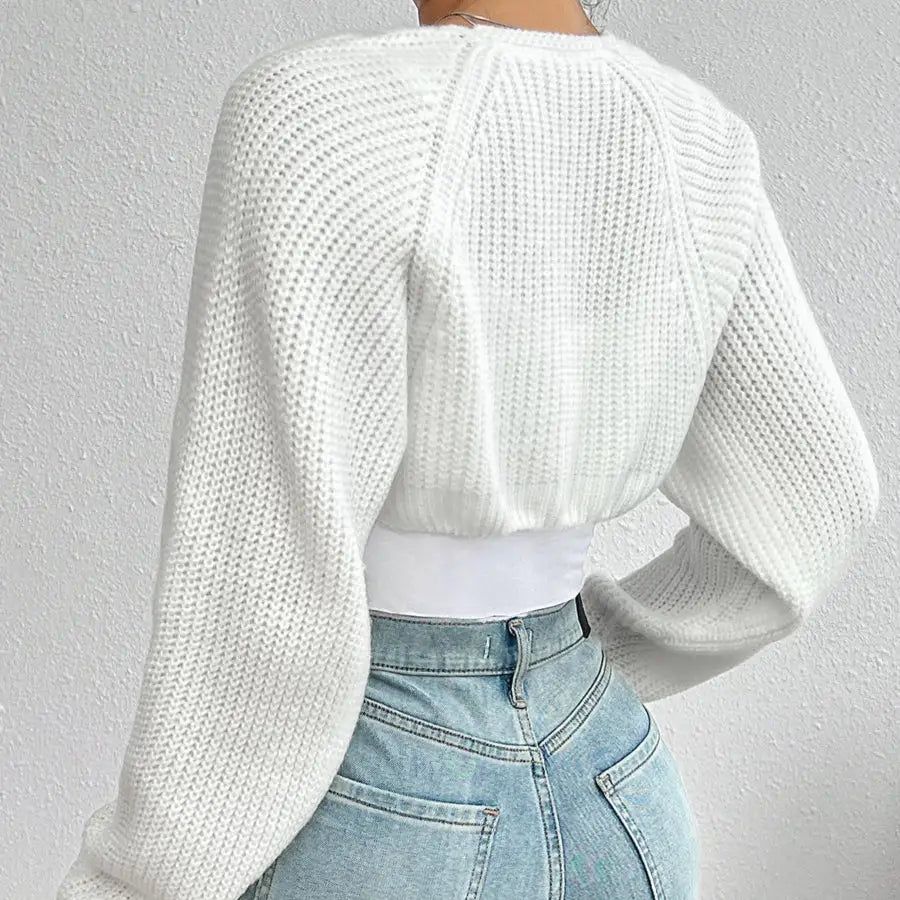 Cropped Shrug Sweater
