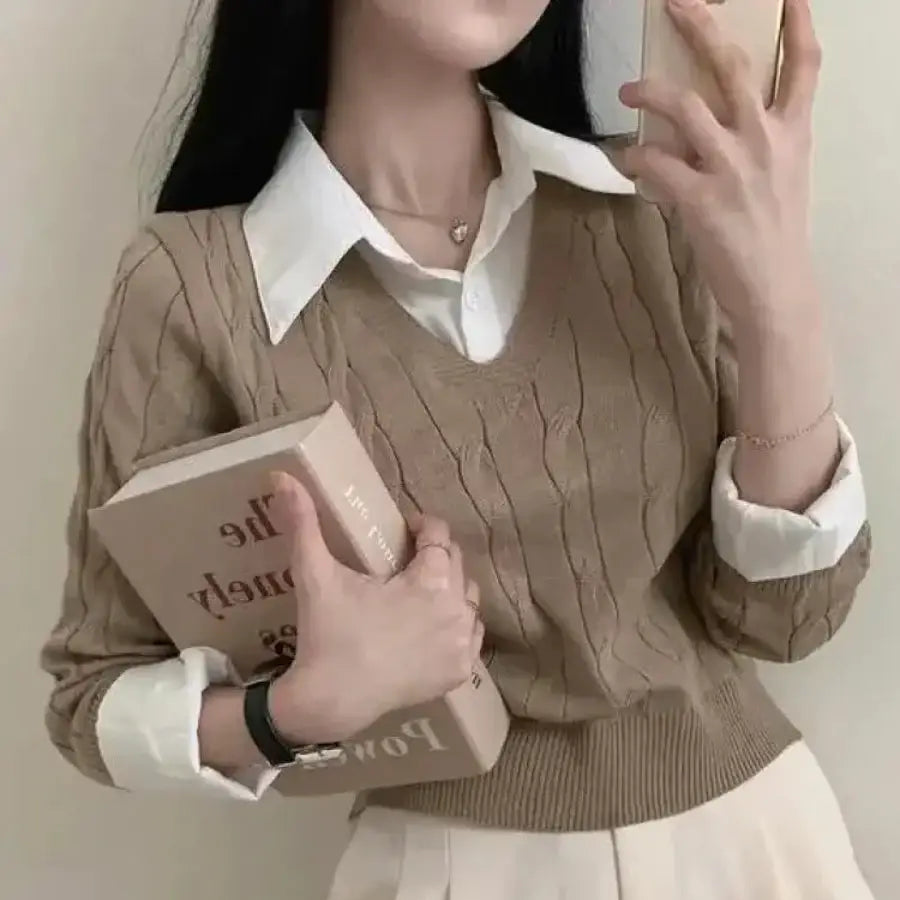 Cute Cable Knit Sweater