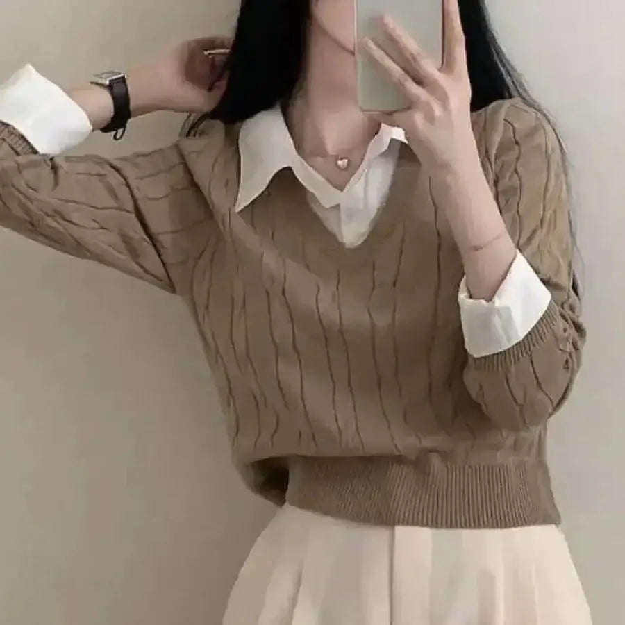 Cute Cable Knit Sweater