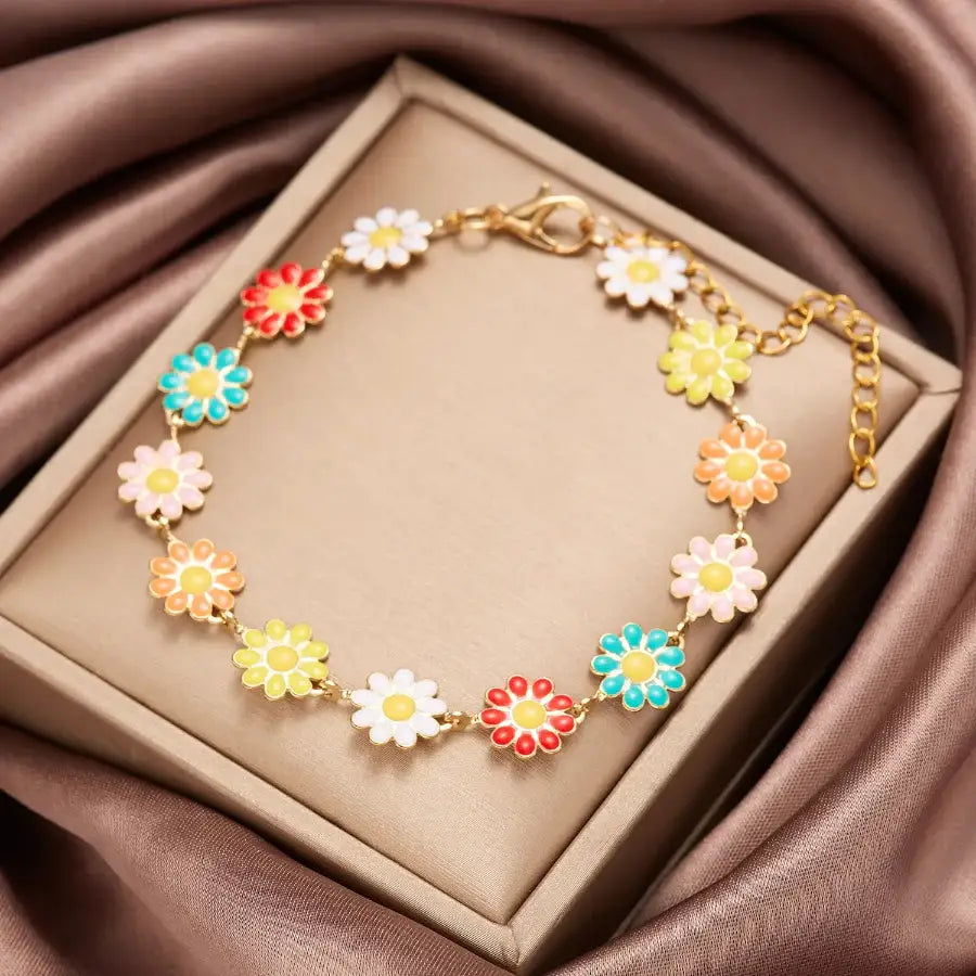 Daisy Bracelet Multicolor