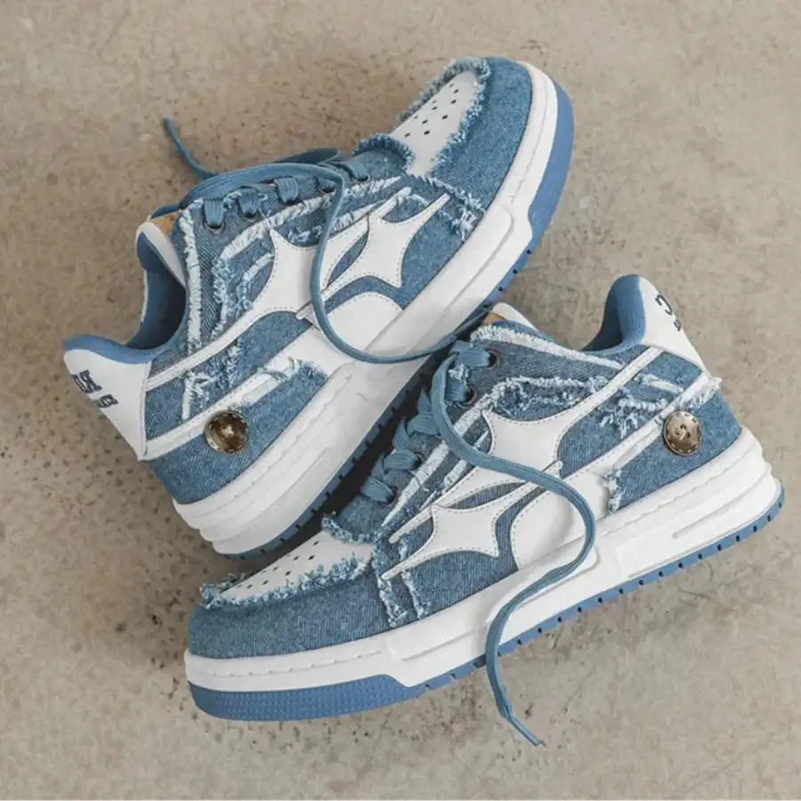 Denim Star Shoes - 4.5