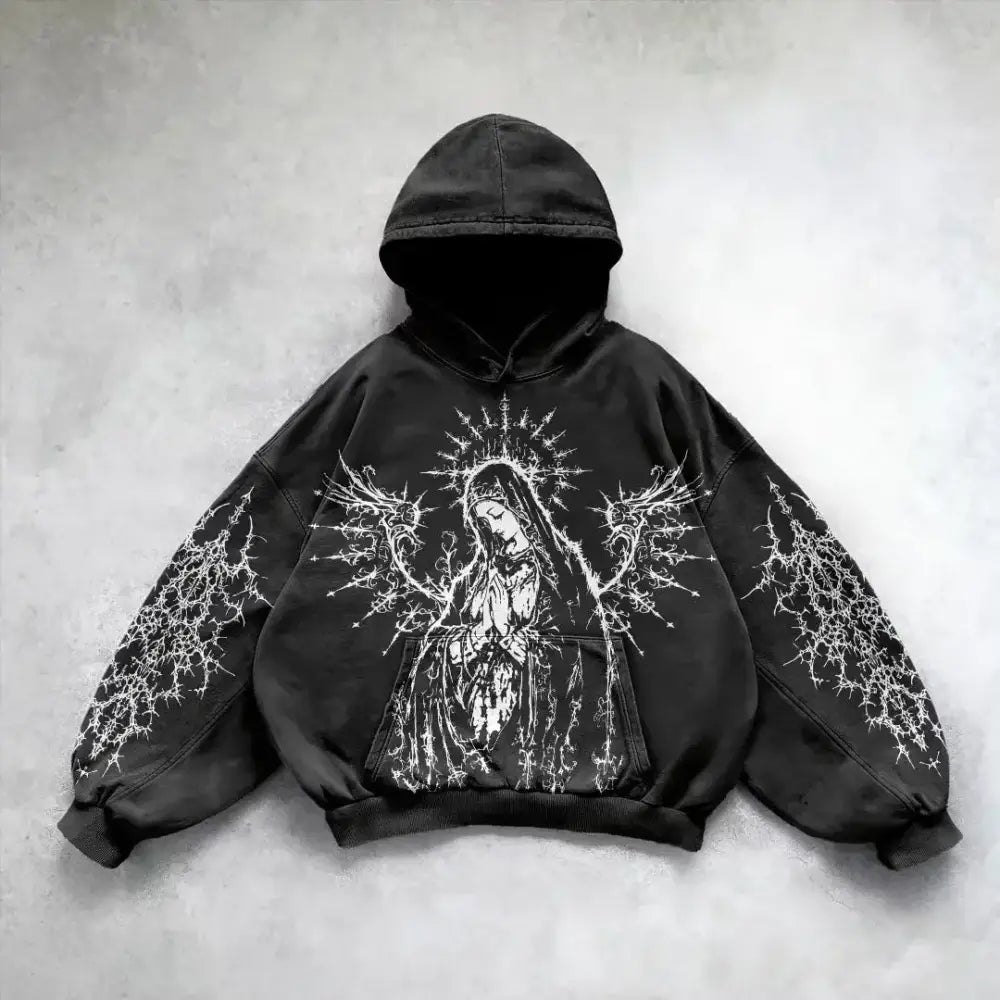Divinity Hoodie - Black & Divinity / M