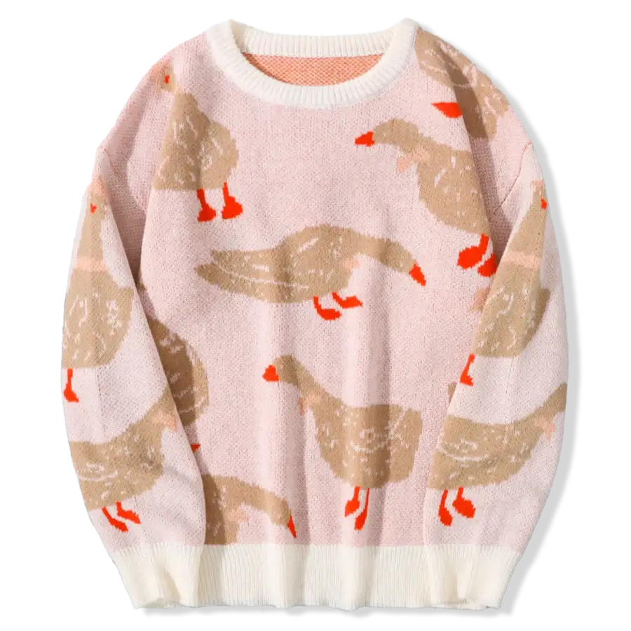 Duck Sweater - Pink / S