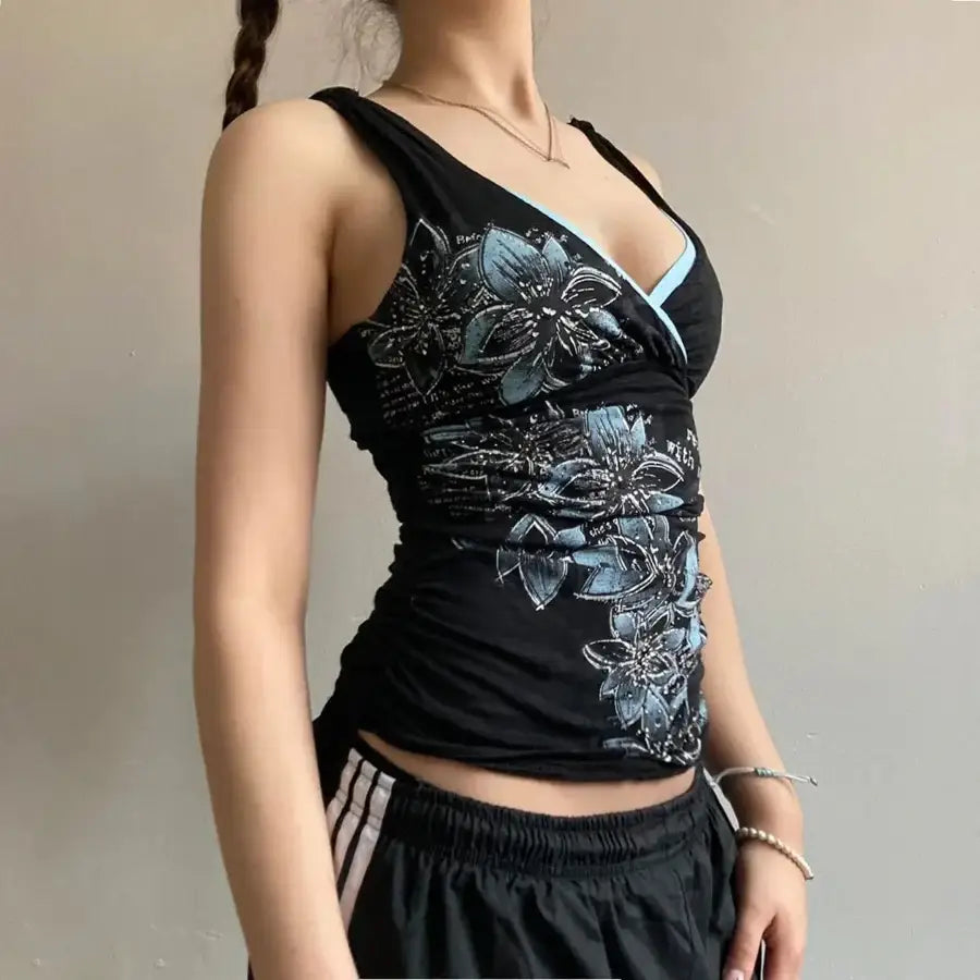Floral Print Tank Top