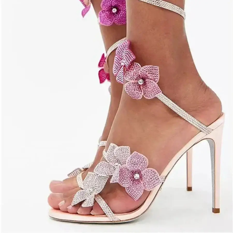 Flower High Heels