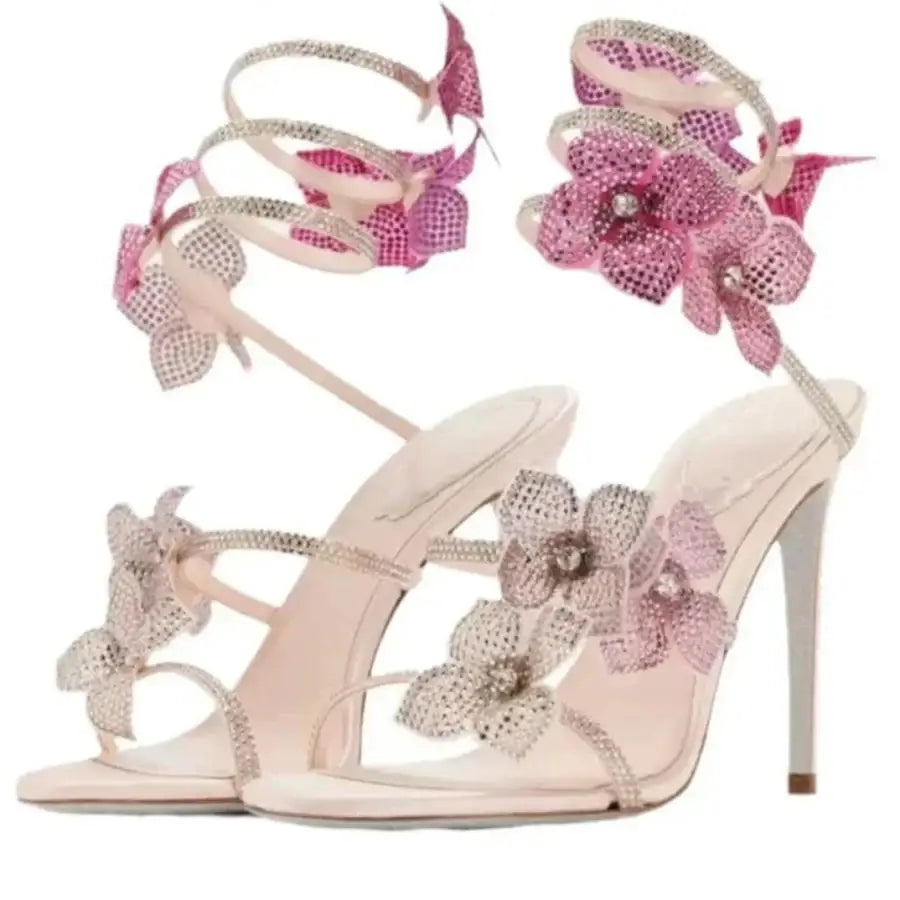Flower High Heels