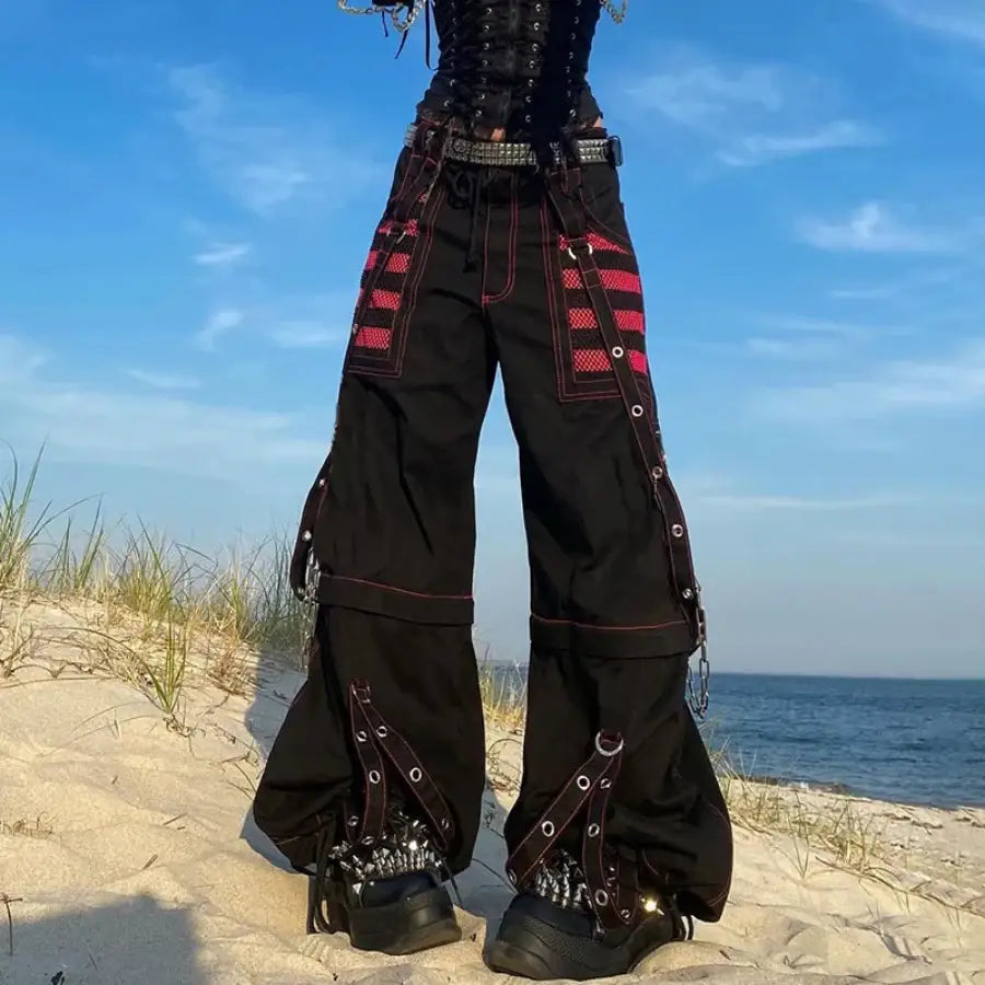 Goth Cargo Pants - S