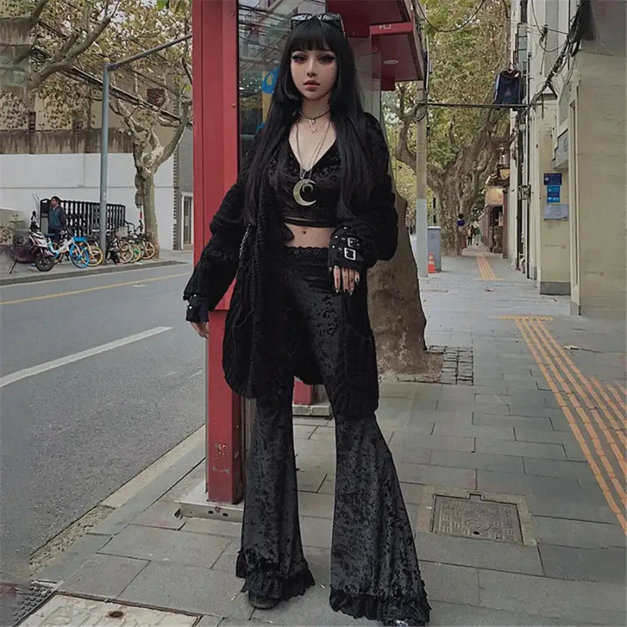 Gothic Flared Pants
