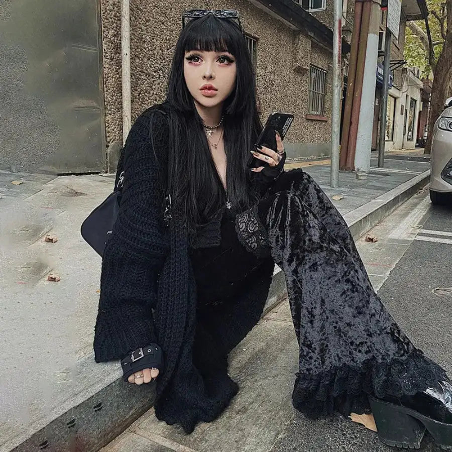 Gothic Flared Pants