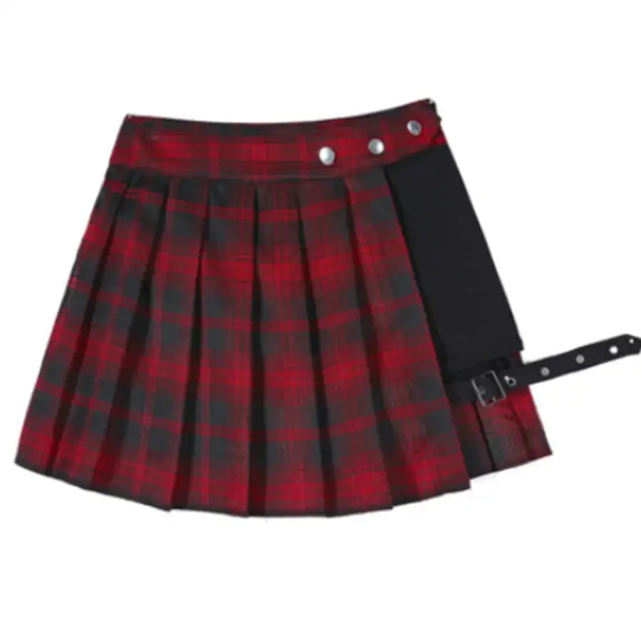 Gothic Short Skirt - Red / S