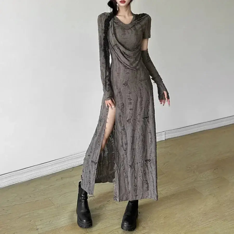 Hooded Dress - S
