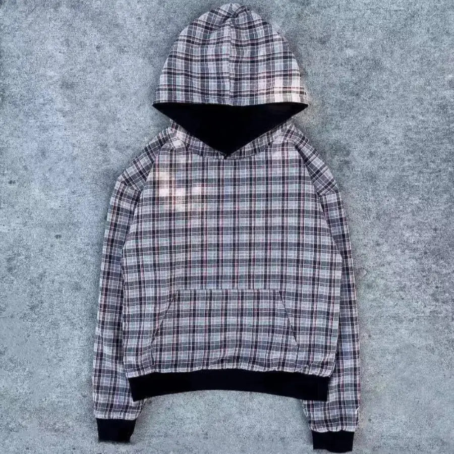 Hoodie With Plaid