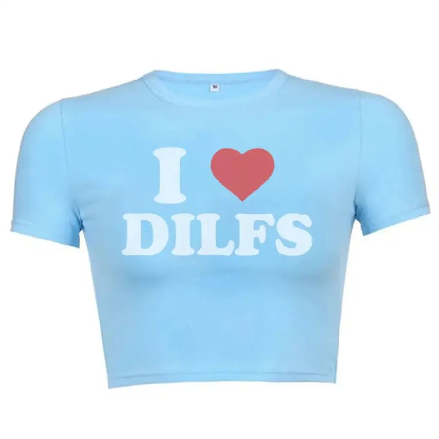 I Love Dilfs Shirt - Blue / S