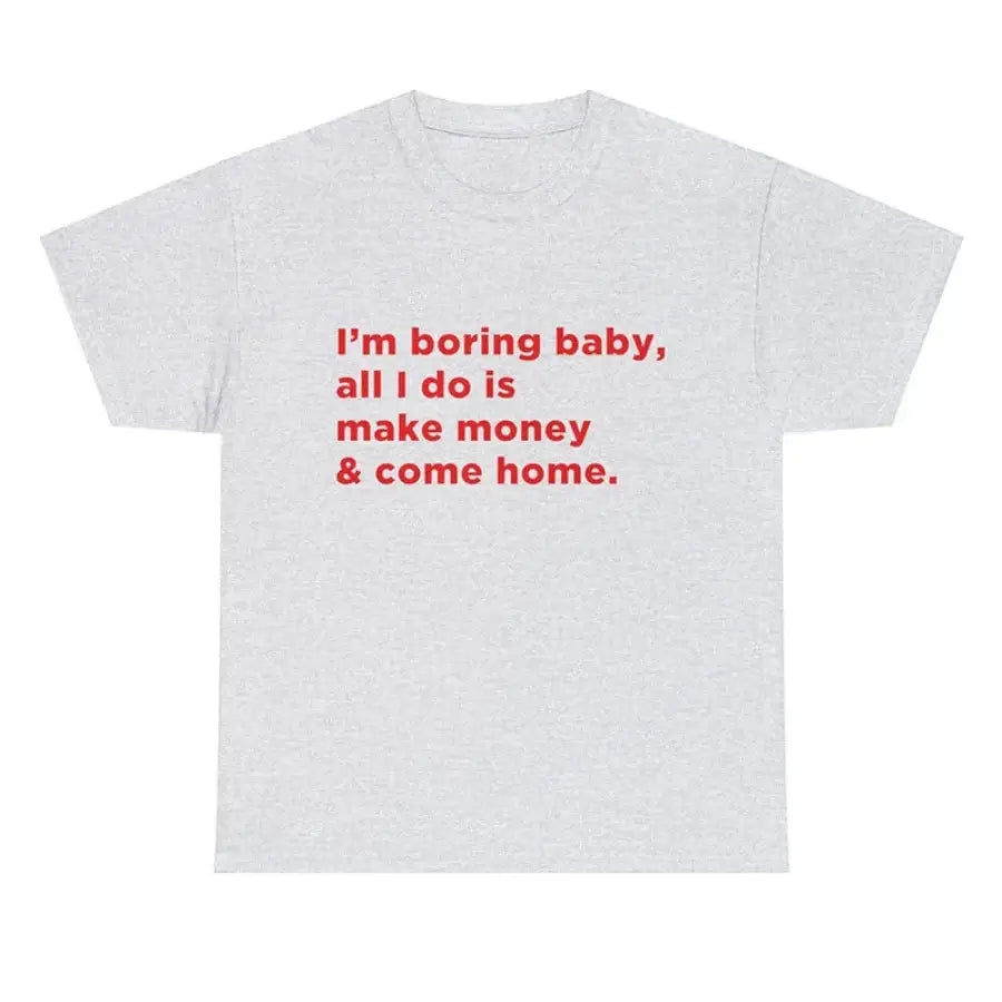 I’m Boring Baby Shirt - Grey / S