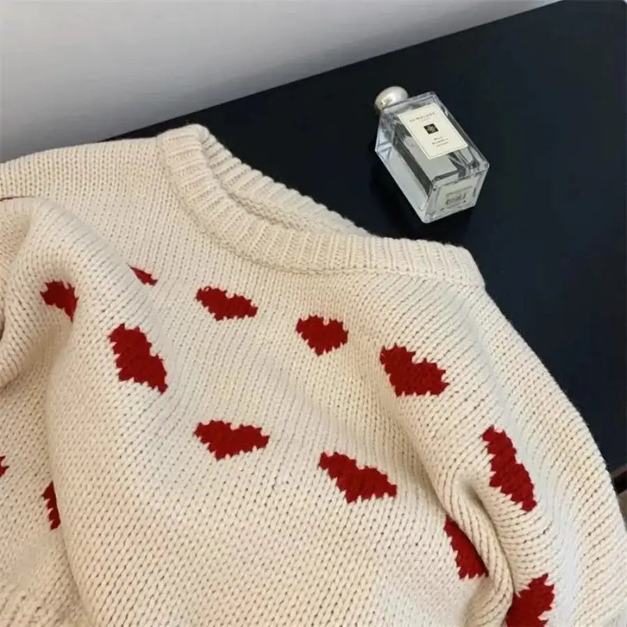 Knit Heart Sweater