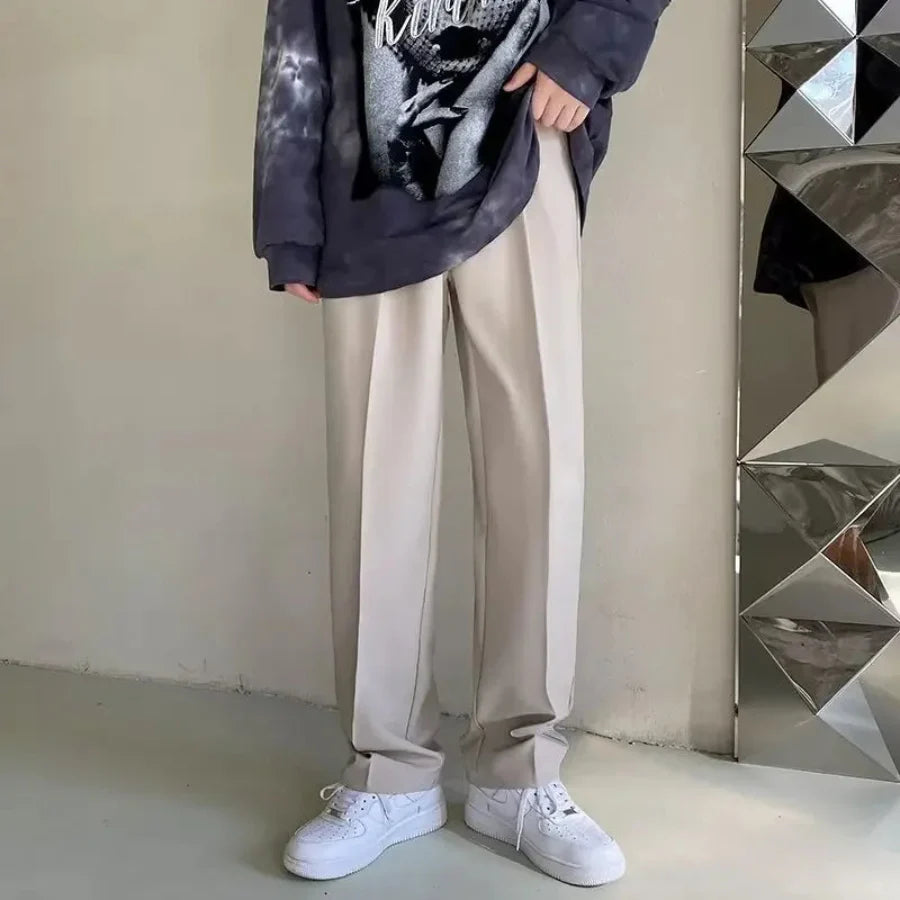 Korean Pants - Beige / S
