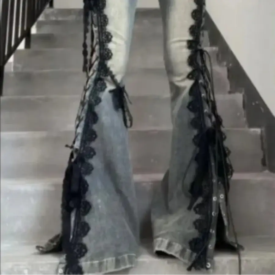 Lace Flare Jeans