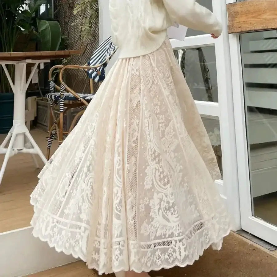Lace Skirt Long