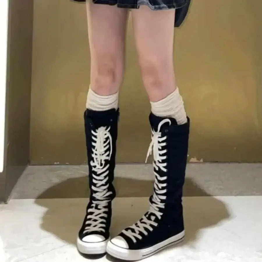 Lace Up Boot Sneakers