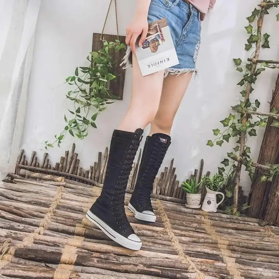 Lace Up Boot Sneakers