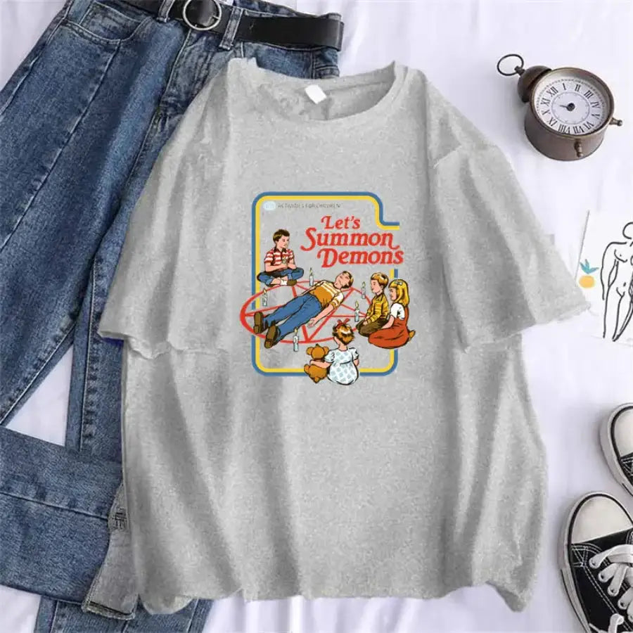Let’s Summon Demons Shirt - Grey / XS
