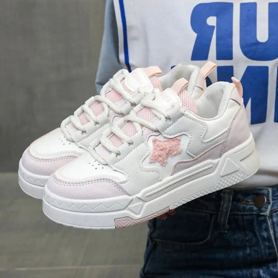 Lolita Sneaker Shoes - Pink / 4.5