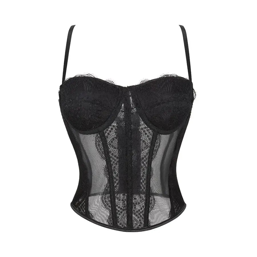 Mesh Corset Top - S