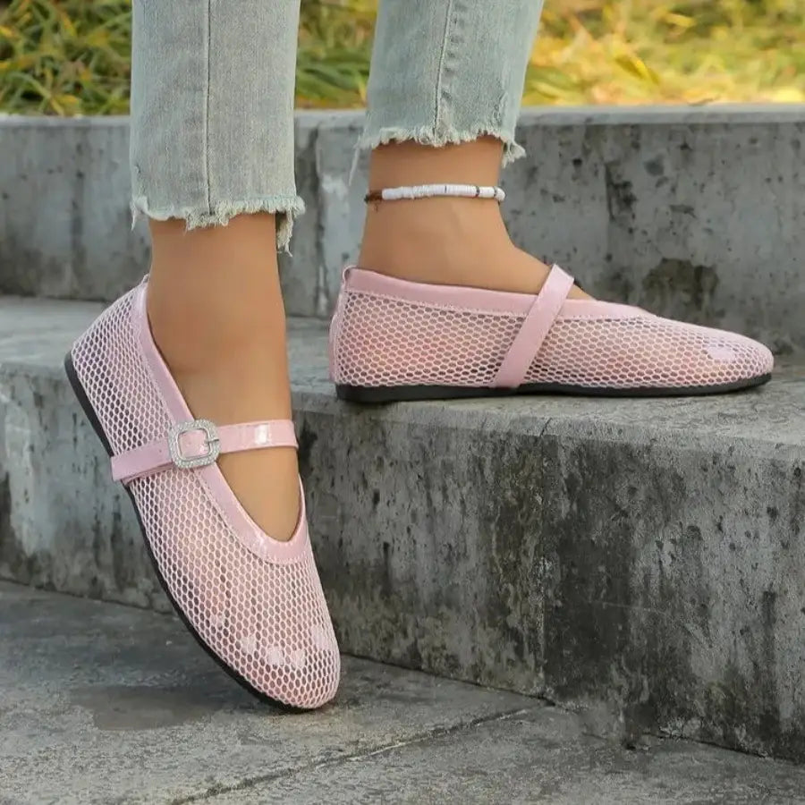 Mesh Sandals - Pink / 5.5